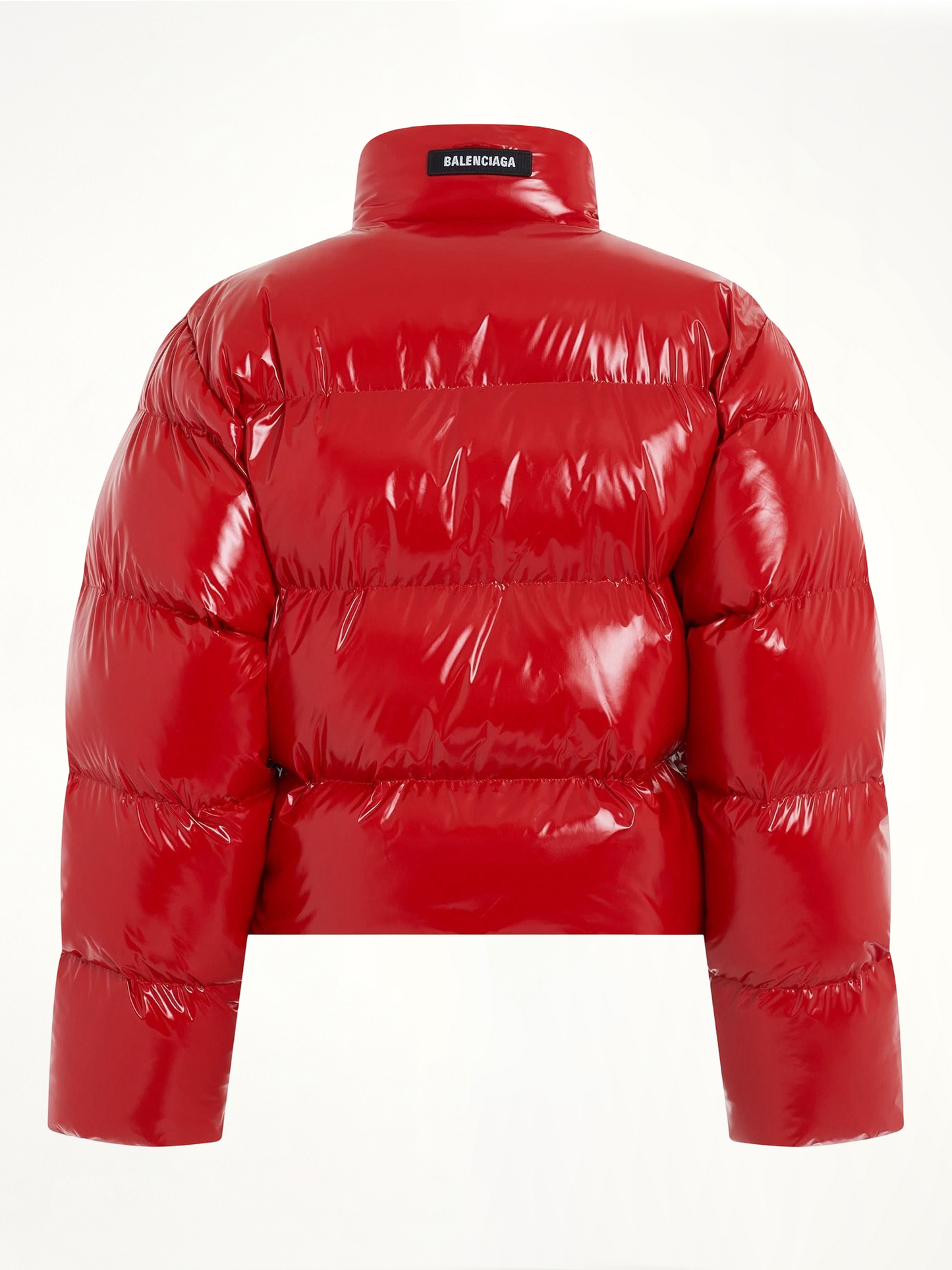 BALENCIAGA Shrunk Puffer Jacket (Red)