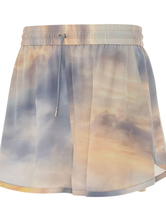 ALEXANDER MCQUEEN Daybreak Explorer Shorts (Blue Yellow)
