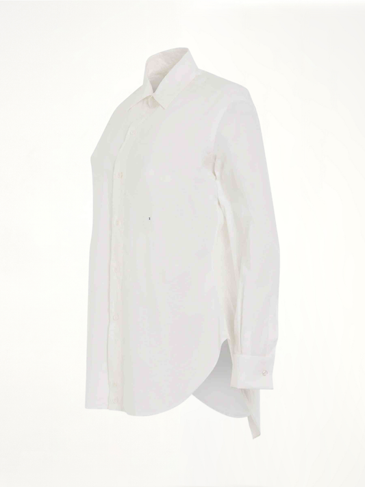 MAISON MARGIELA M Cotton Poplin Shirt (White)