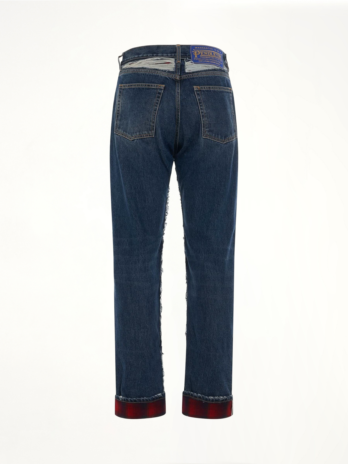 MAISON MARGIELA Relax Fit Fold Jeans (Blue)
