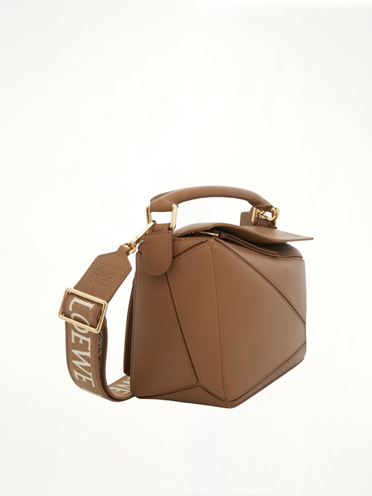 LOEWE Small Puzzle Bag (Brown)