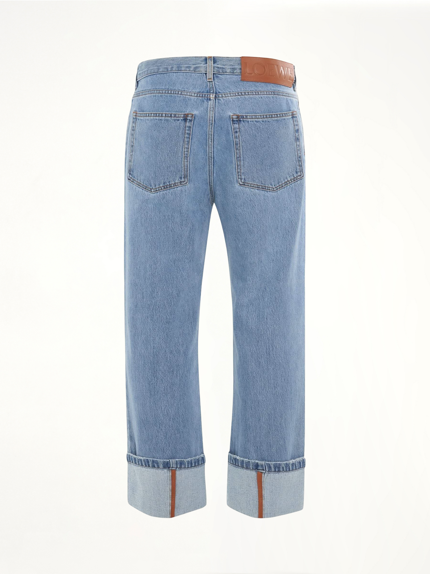 LOEWE Fisherman Turn Up Jeans (Blue)