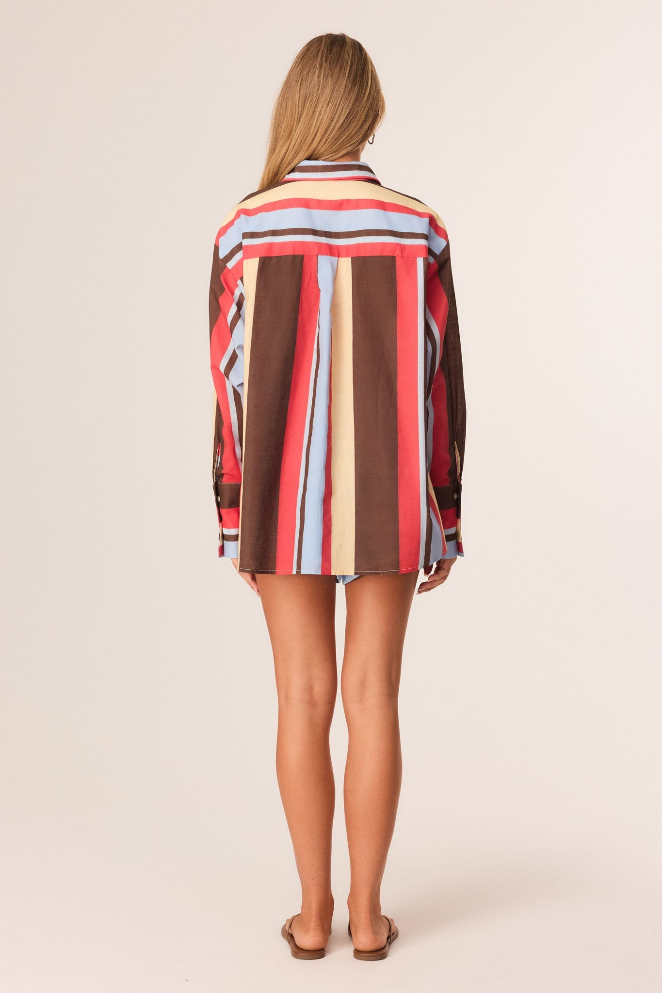 SNDYS TRUDIE SHIRT (Multi Stripe)