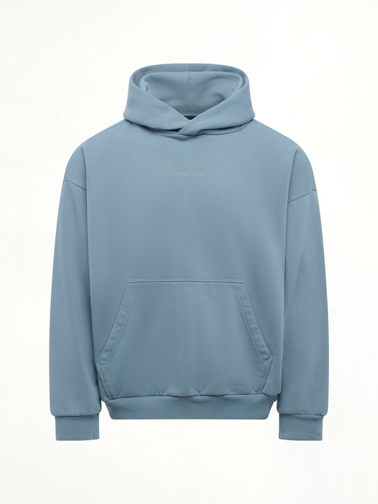 BALENCIAGA Reflective Logo Medium Fit Hoodie (Grey)