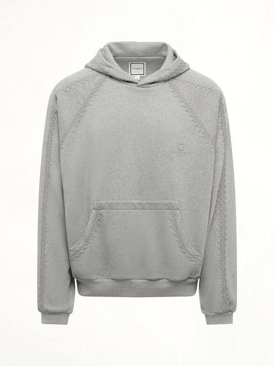 WOOYOUNGMI Whipstitch Hoodie (Grey)