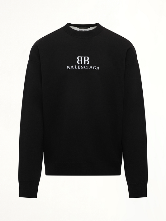 BALENCIAGA Crewneck Sweater (Black)