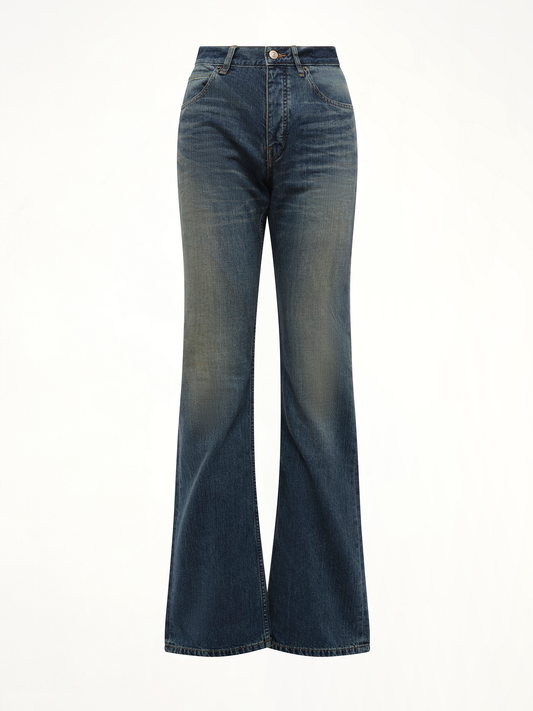 BALENCIAGA Straight Fit Denim Pants (Blue)
