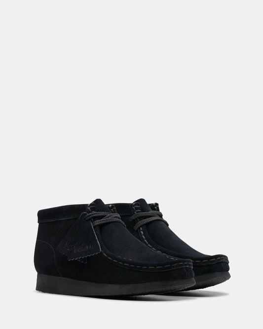 WALLABEE BOOT OLDER KIDS Black Suede