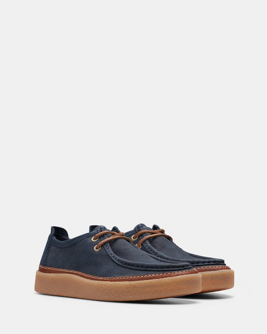 Clarkwood Moc Navy Nubuck
