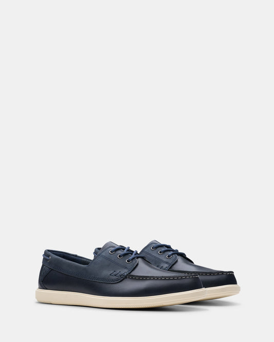 Bratton Boat Navy Leather