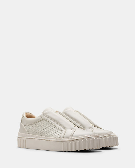 Mayhill Bay Off White Leather