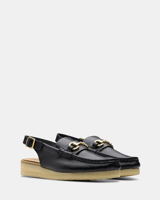 Wallabee Sling Black Leather