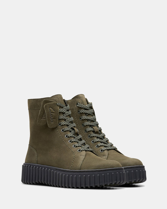 Torhill Rise Dark Green Nubuck