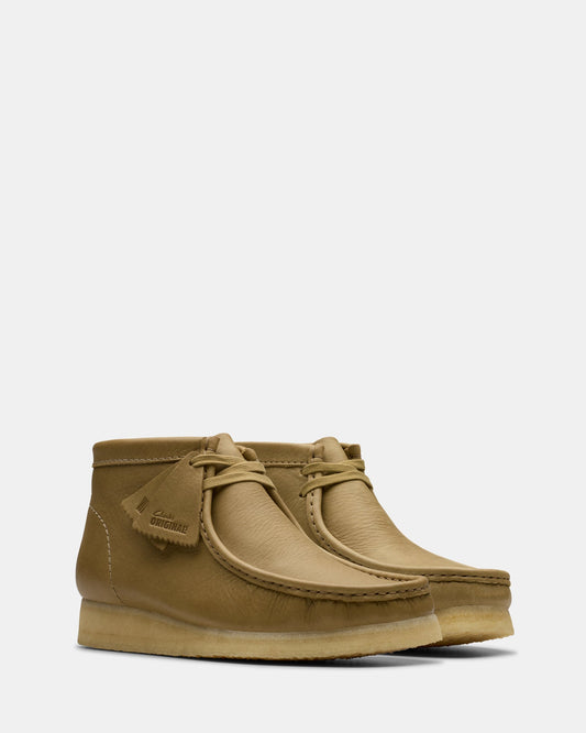 Wallabee Boot (m) Dark Olive Leather