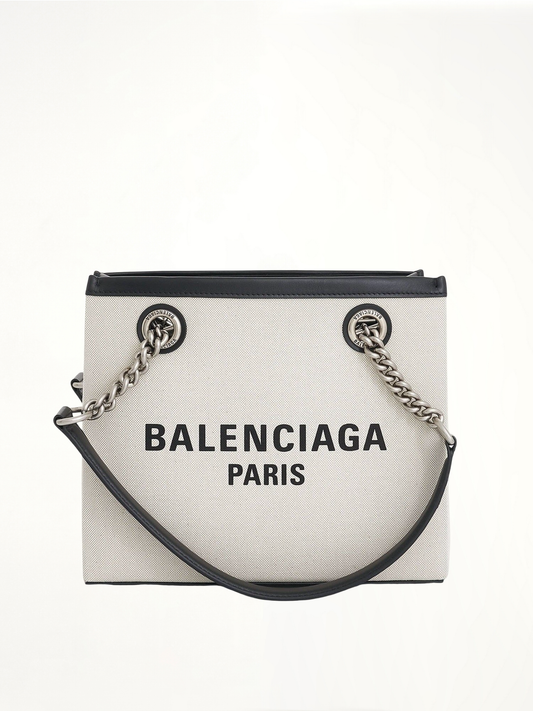 BALENCIAGA Small Duty Free Tote Bag (Natural)