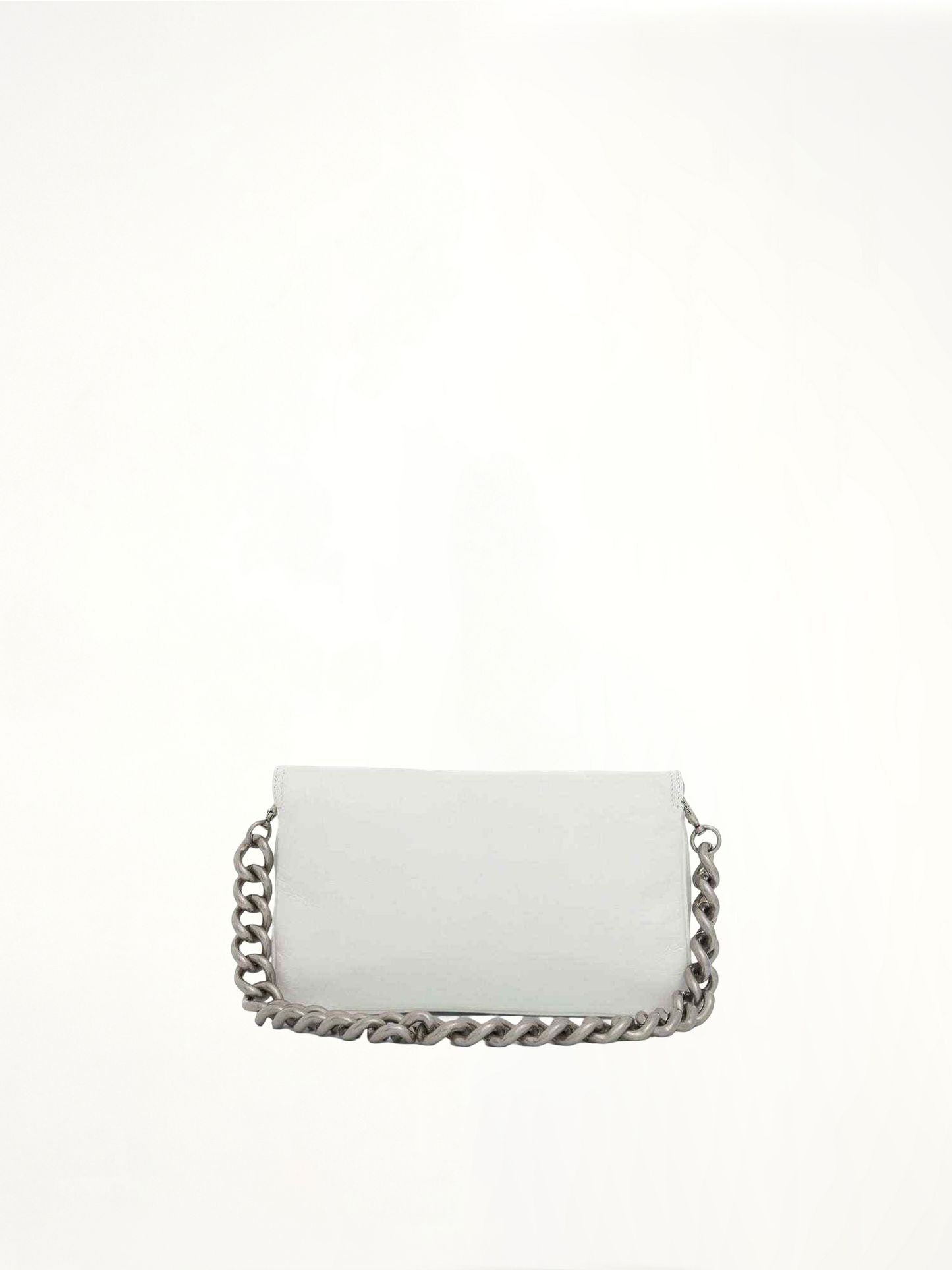 BALENCIAGA Small BB Soft Flap Bag (White)