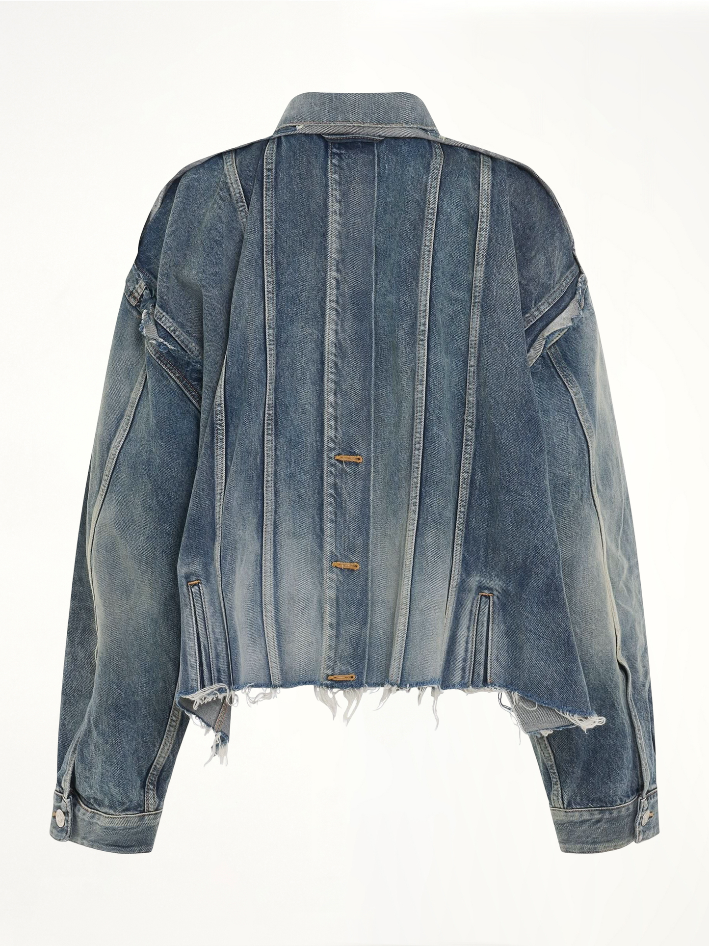 BALENCIAGA Deconstructed Jacket (Blue)