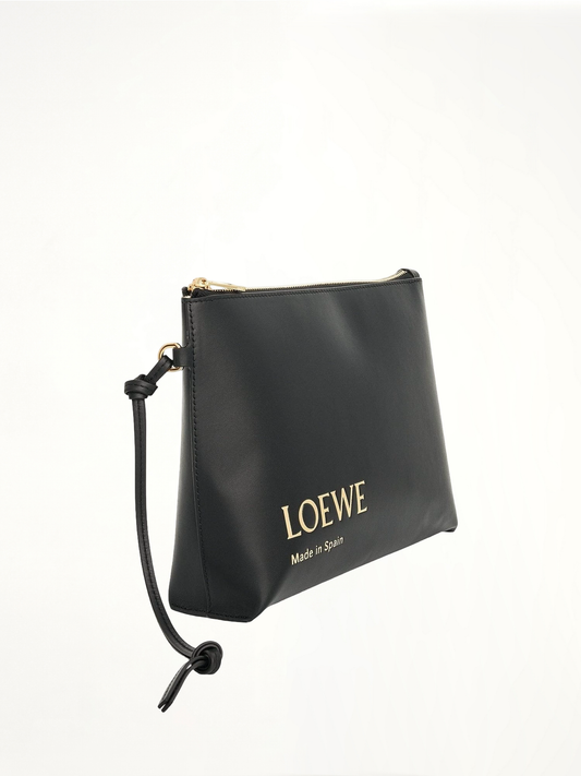 Loewe Embossed T-Pouch (Black)