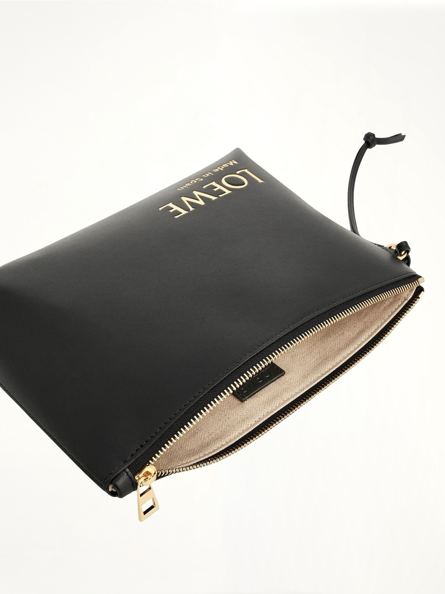 Loewe Embossed T-Pouch (Black)
