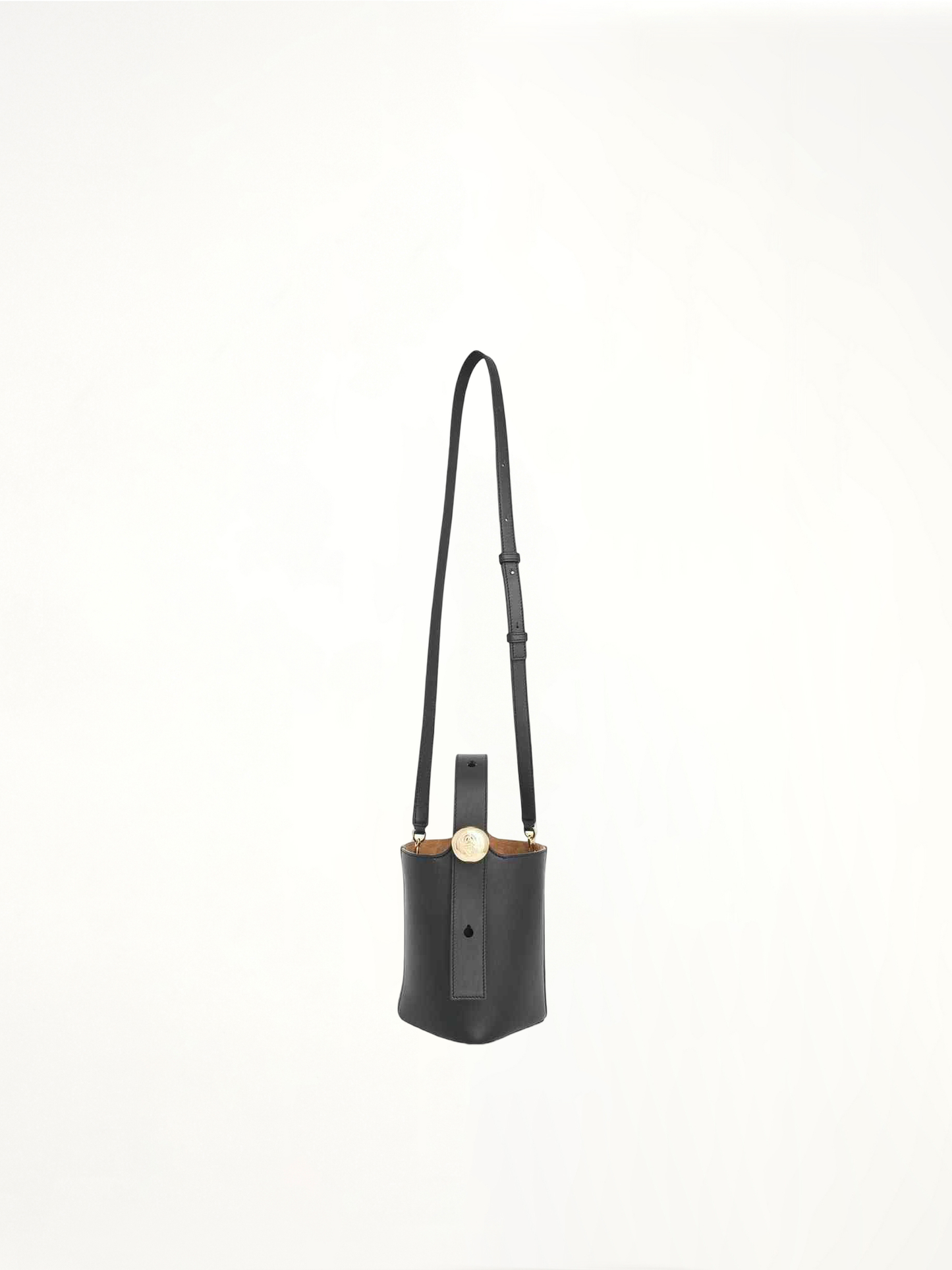 LOEWE Mini Pebble Bucket Bag (Black)