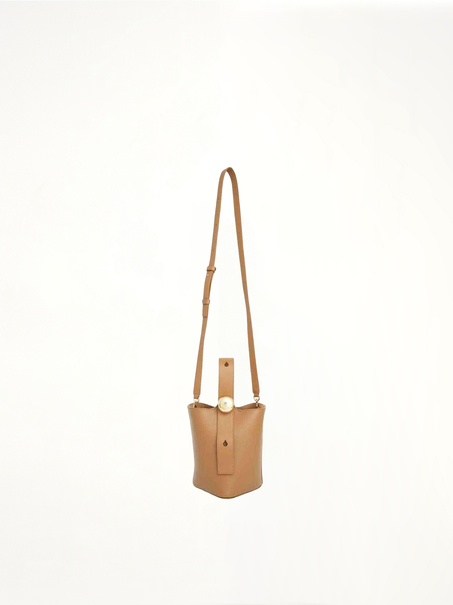 LOEWE Mini Pebble Bucket Bag (Brown)