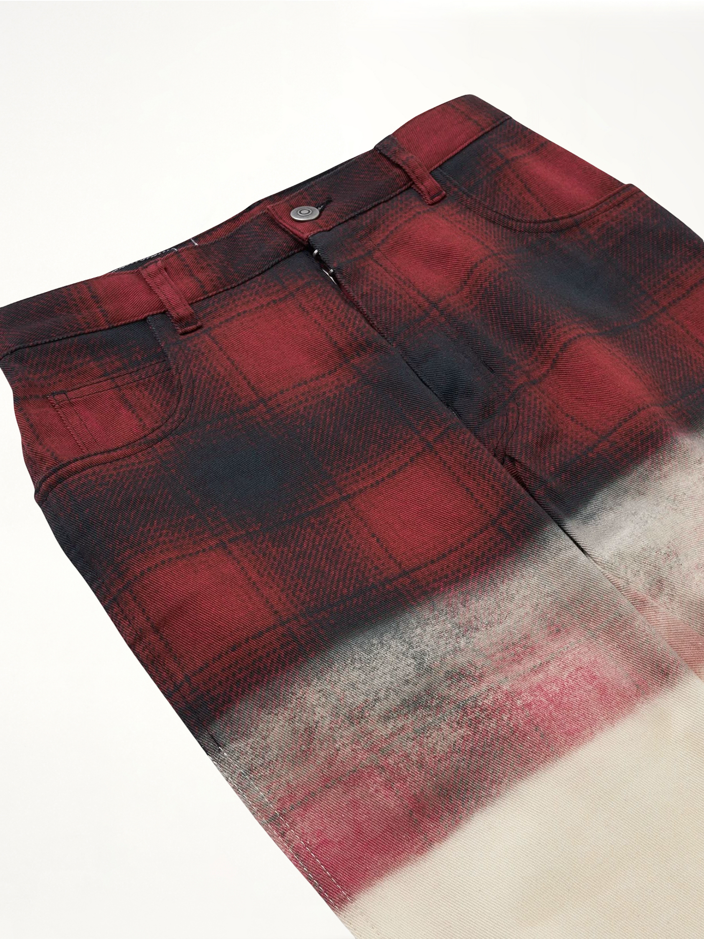 Maison Margiela x Pendleton Checked Pants (Red)