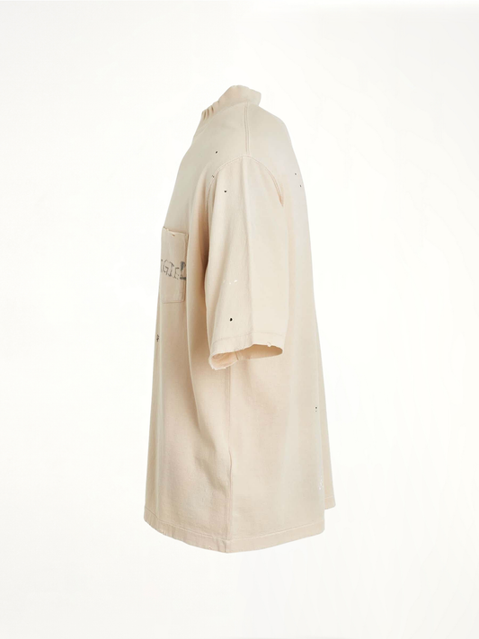 MAISON MARGIELA Logo Oversized T-Shirt (White)