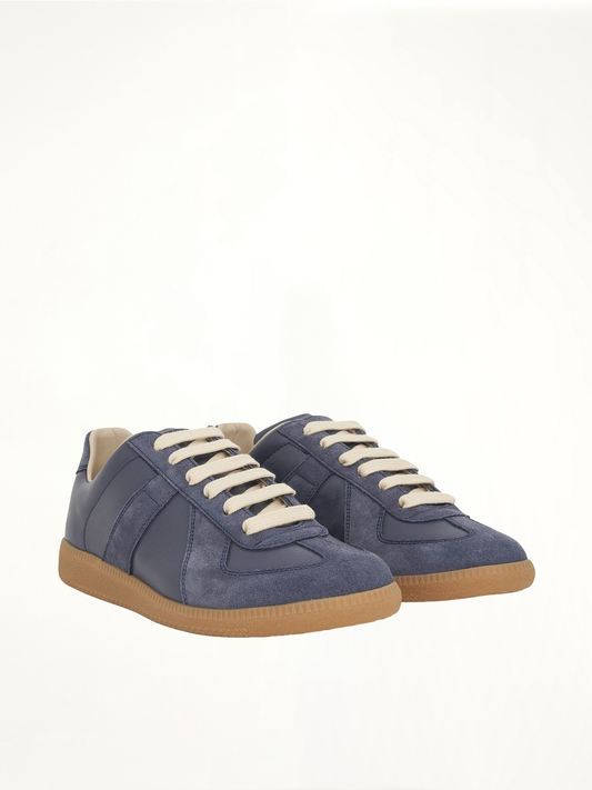 MAISON MARGIELA Replica Leather Sneaker (Navy)