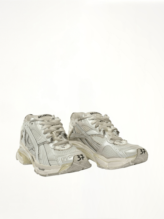 BALENCIAGA Runner Mesh Sneaker (White)