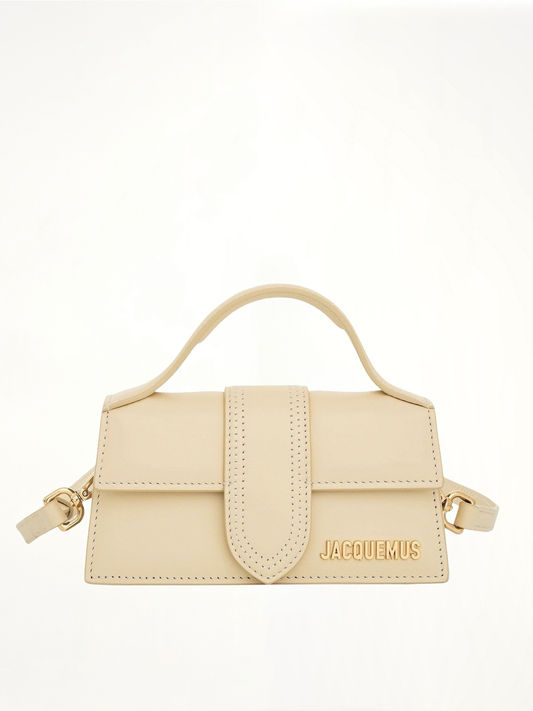 JACQUEMUS Le Bambino Leather Bag (White)