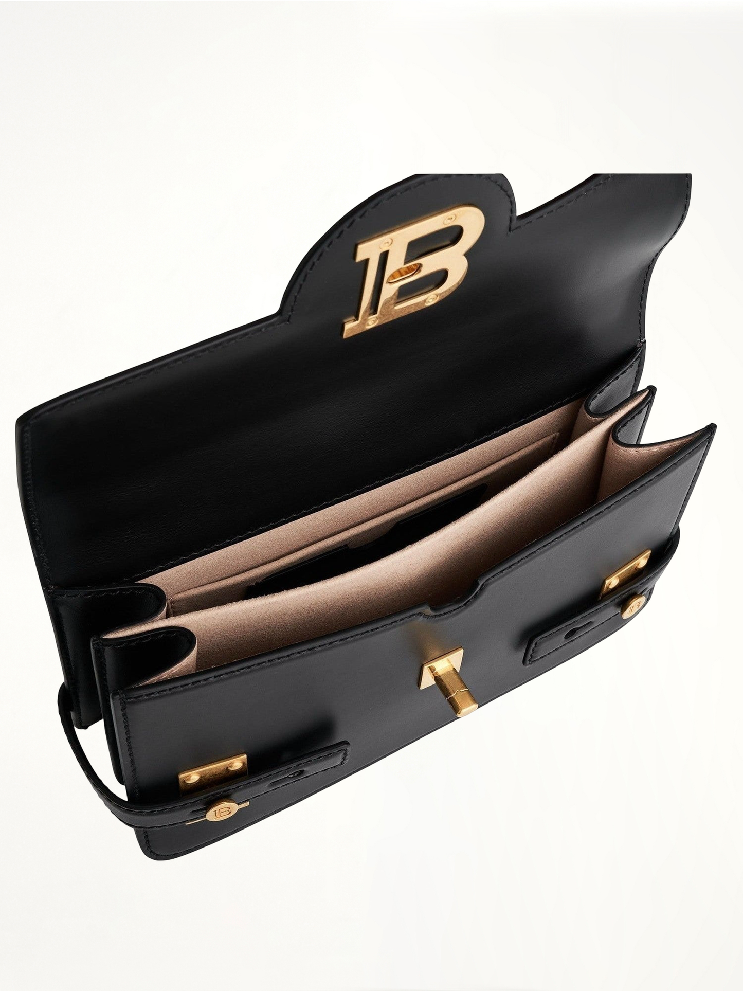 BALMAIN B-Buzz Shoulder 24 Bag (Black)