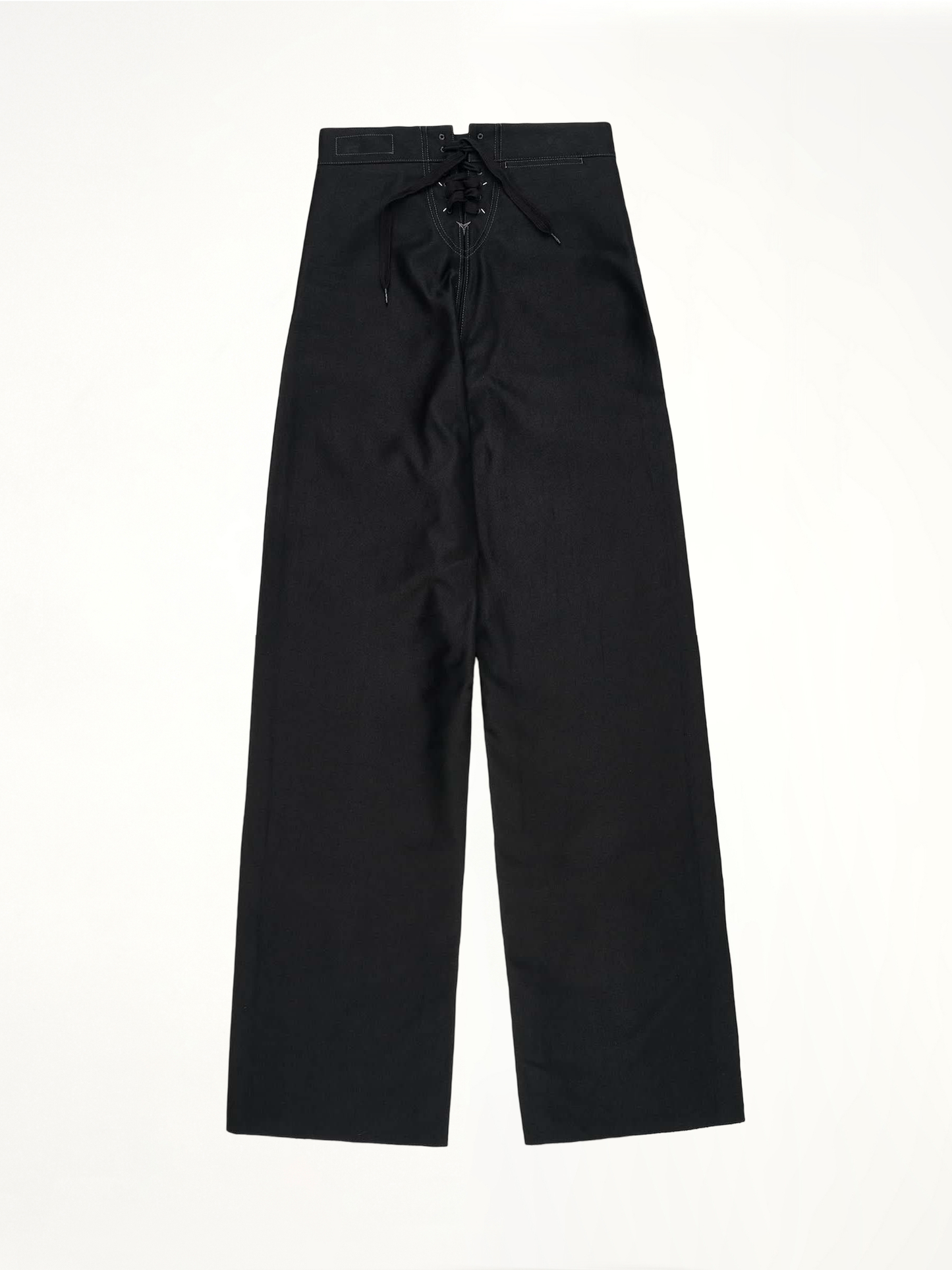MAISON MARGIELA Satin Cotton Trouser (Black)