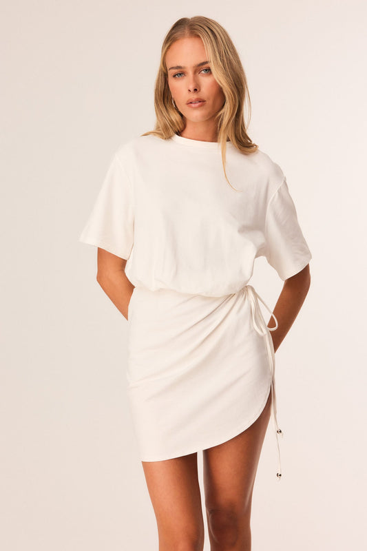 SNDYS LOLA MINI DRESS (White)