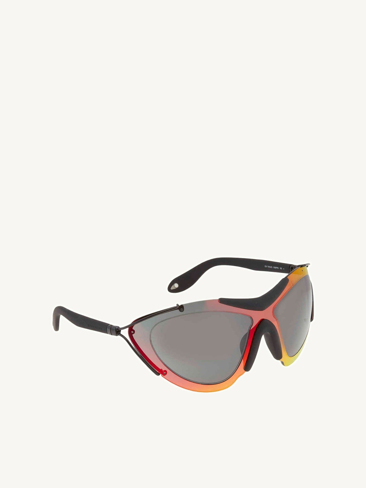 Image of Sunglasses. Product name - Givenchy FLS Sunglasses in Black colour by brand - GIVENCHY