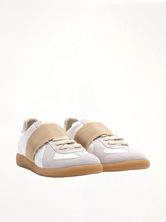 MAISON MARGIELA Replica Leather Sneakers (White)