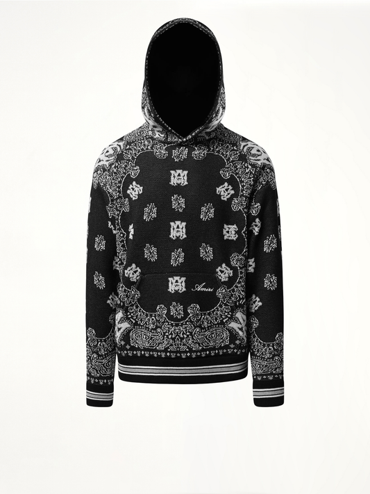 AMIRI Bandana Hoodie (Black)