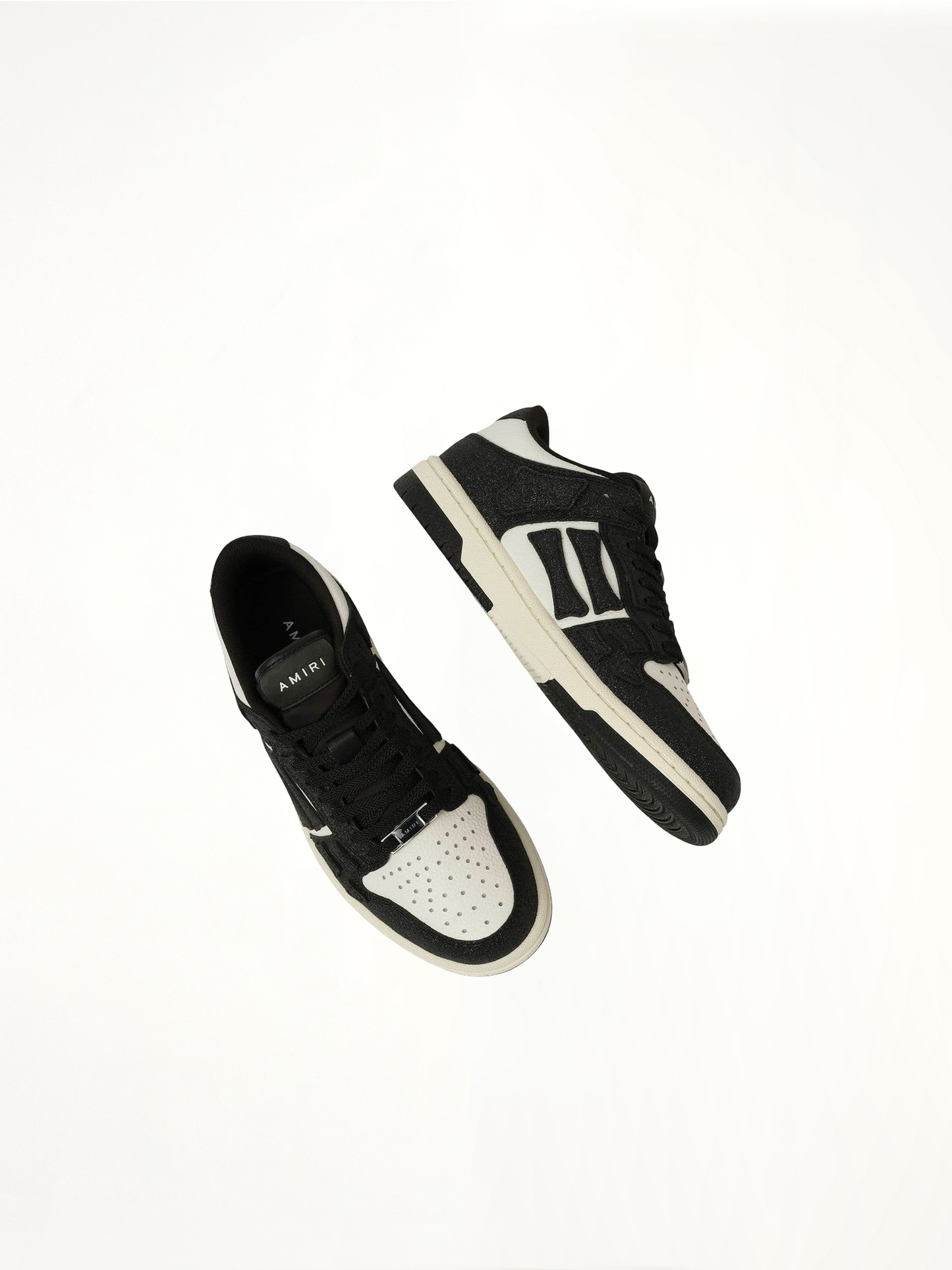 AMIRI Shimmer Skeleton Sneaker (Black)