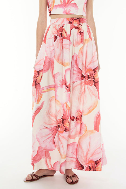 Still Life Skirt (Pink/Melon)