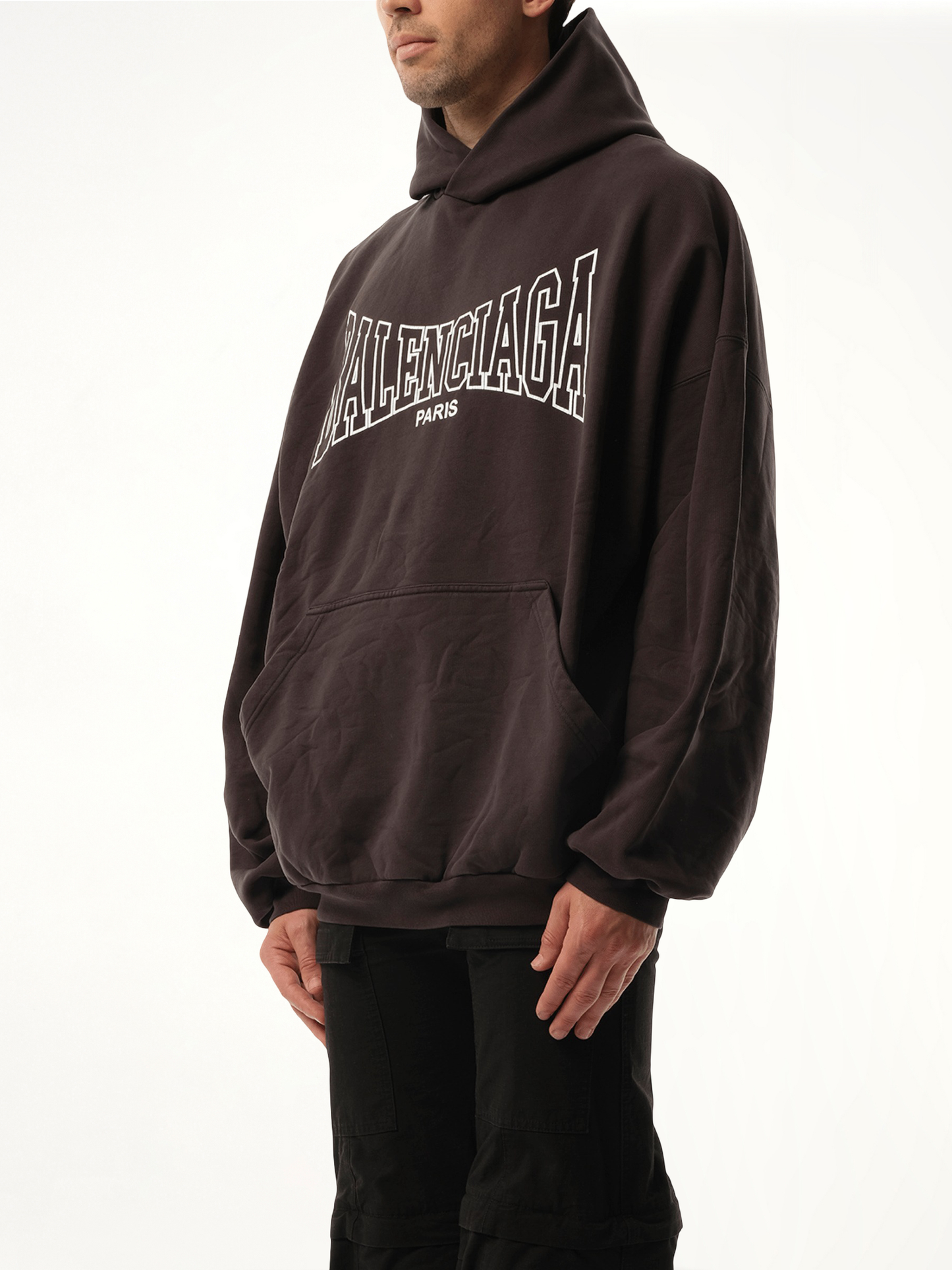 BALENCIAGA Balenciaga Boxing Large Fit Hoodie (Black)