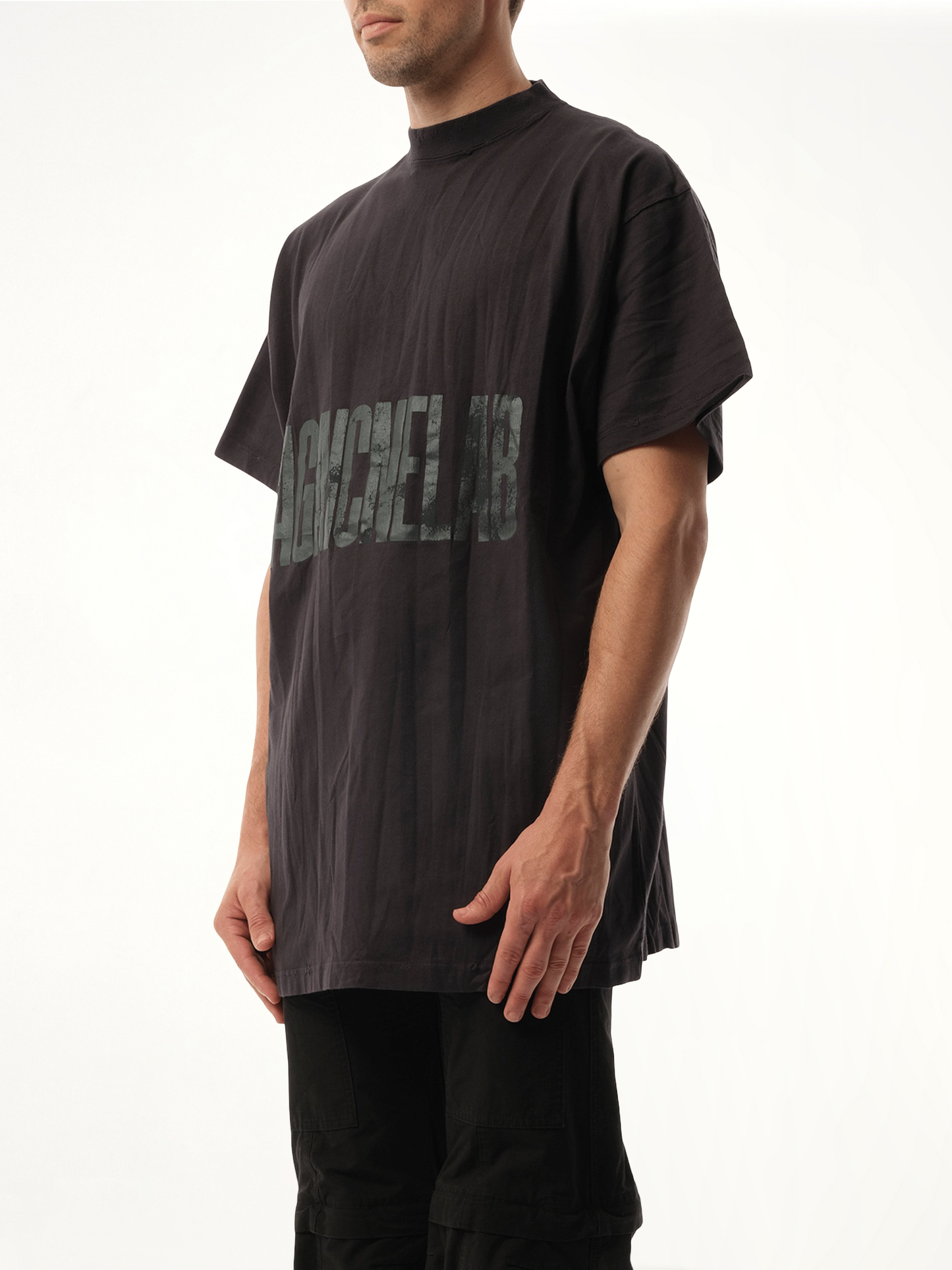 BALENCIAGA AGAICNELAB Oversized T-Shirt (Black)