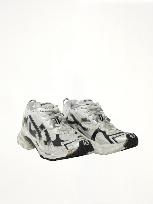 BALENCIAGA Runner Gradient Sneaker (White)