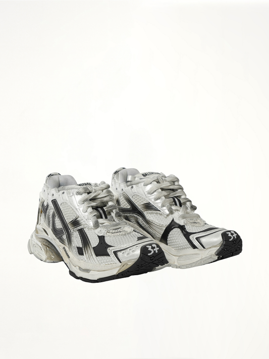 BALENCIAGA Runner Gradient Sneaker (White)