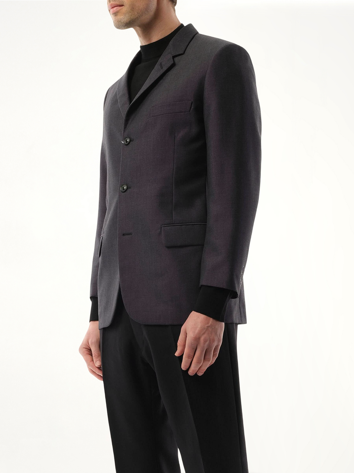 MAISON MARGIELA British Mohair Suit Jacket (Charcoal)