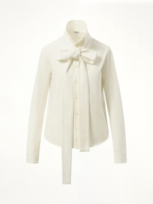 LOEWE Bow Shirt (White)