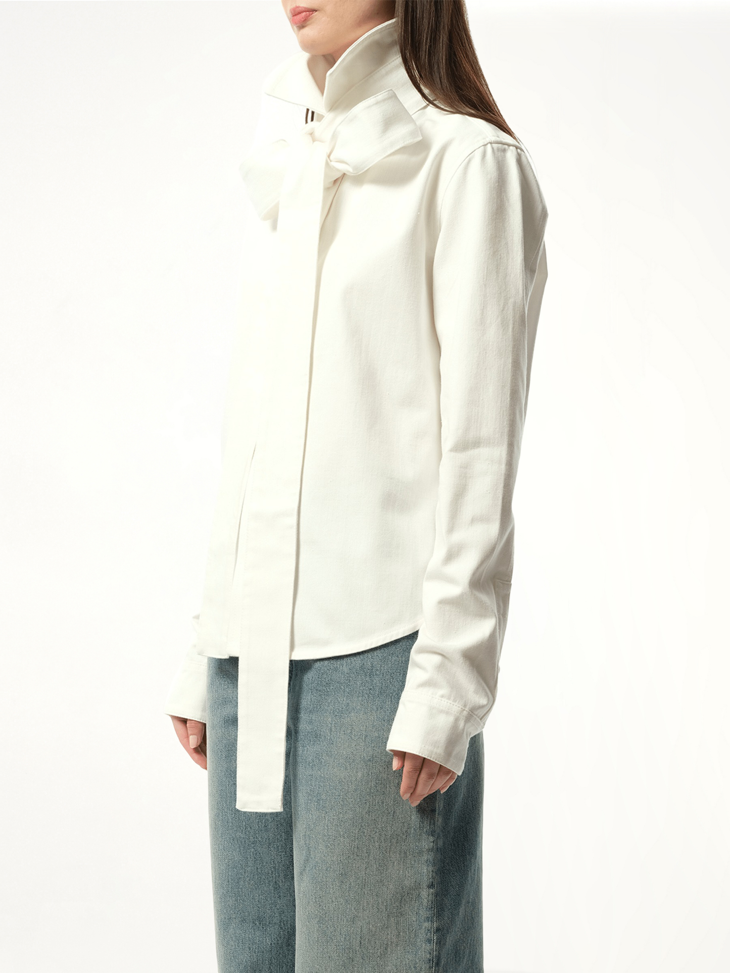 LOEWE Bow Shirt (White)