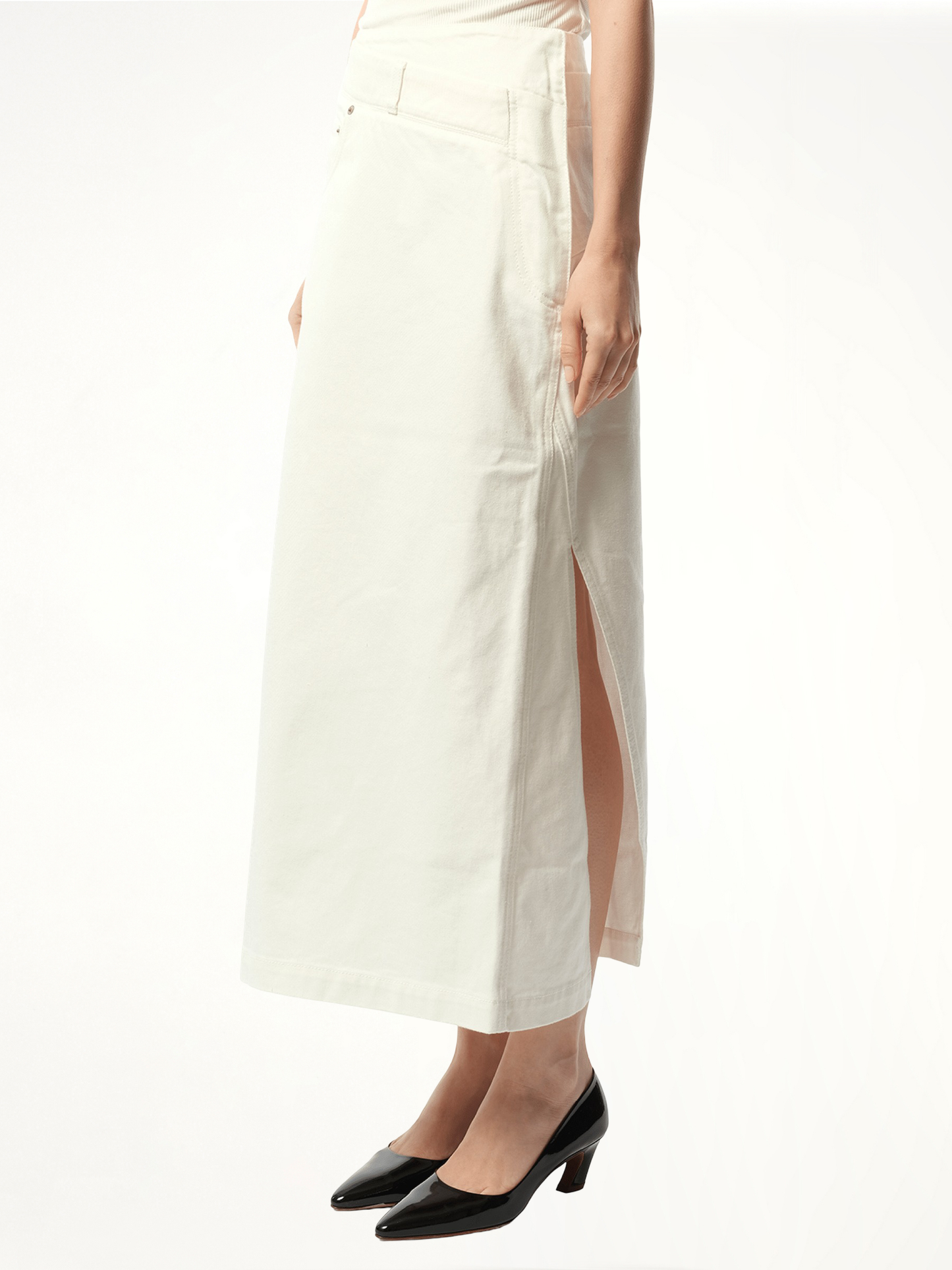 LOEWE Deconstructed Skirt AF (White)