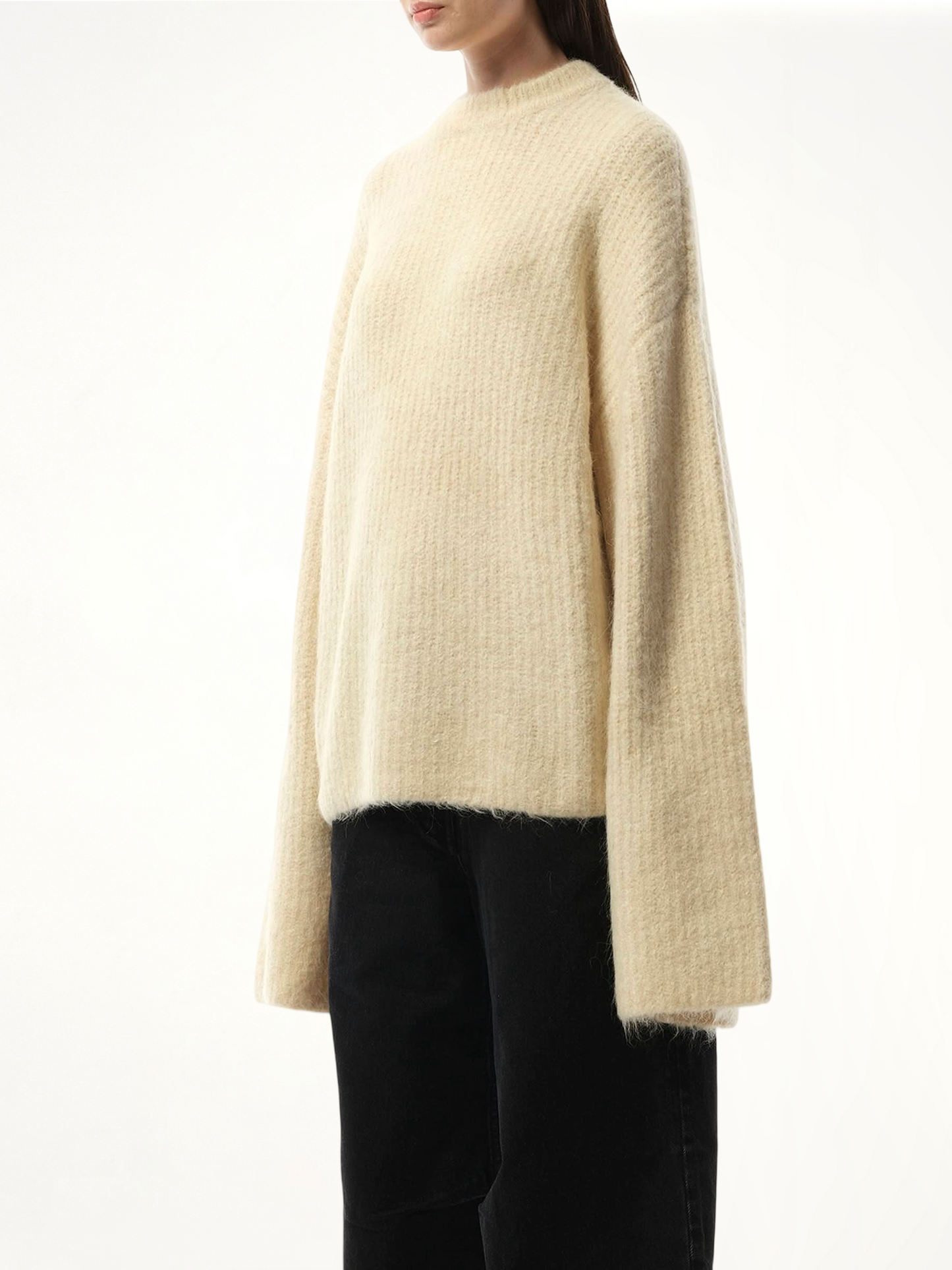 ENTIRE STUDIOS Heavy Knit Sweater (Beige)