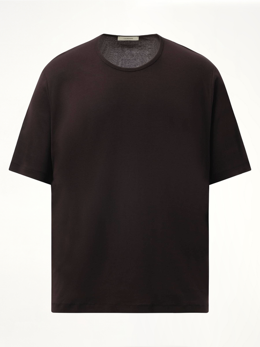 LEMAIRE Rib U Neck T-Shirt (Squid Ink)
