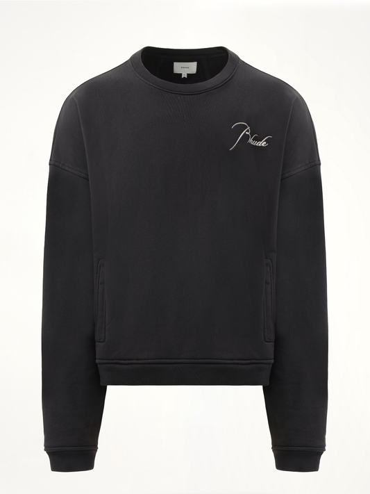 RHUDE Rhude Logo Sweatshirt (Black)