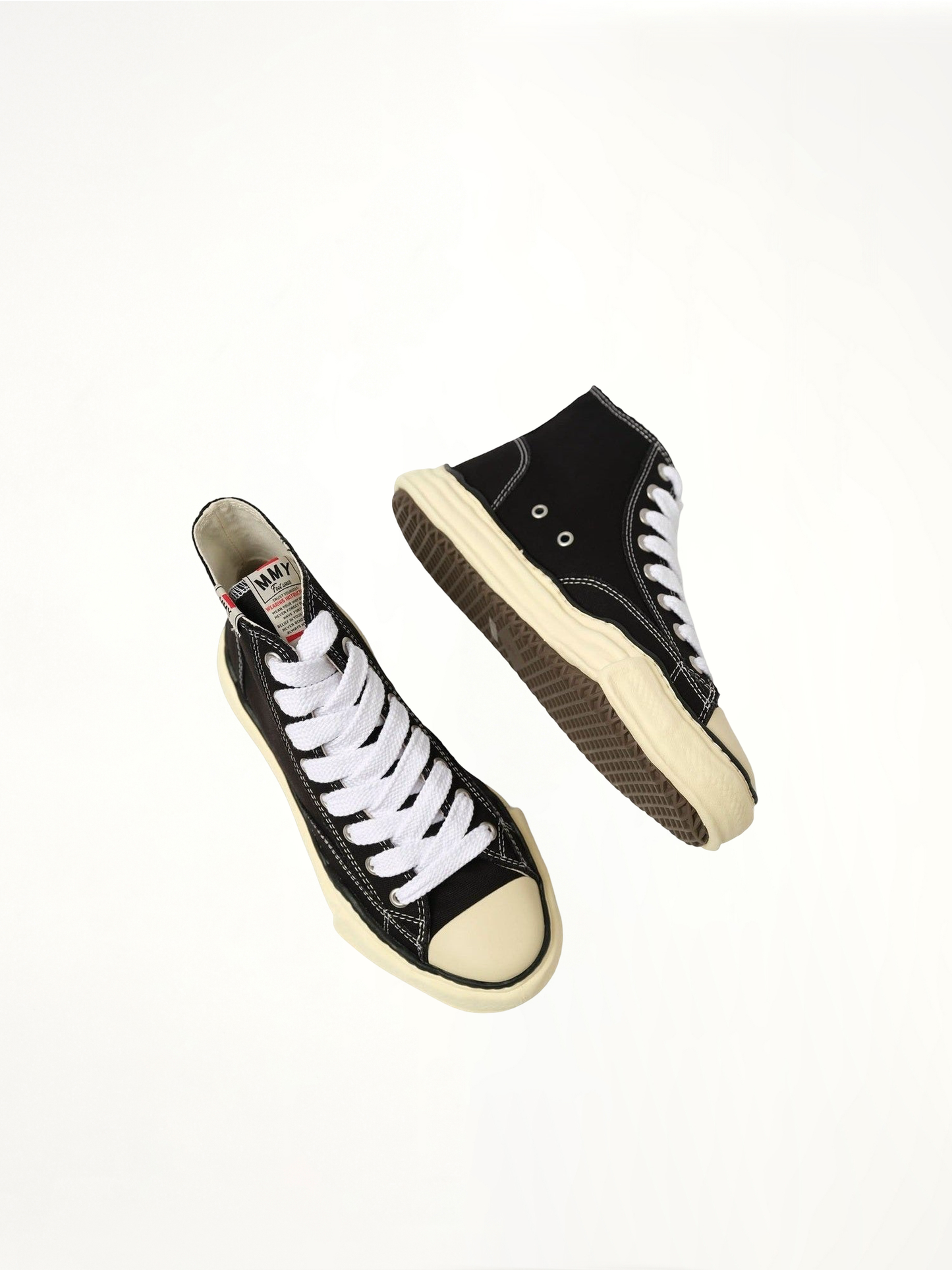 MAISON MIHARA YASUHIRO PETERSON OG Vintage High Top Sneaker (Black)